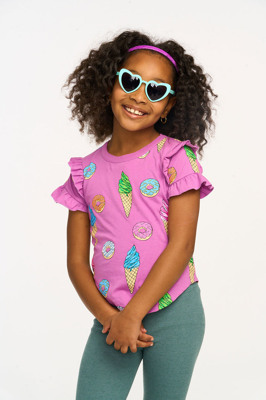 Sweets Ruffle Sleeve Tee GIRLS chaserbrand
