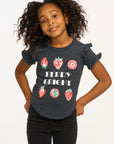 Berry Bright Ruffle Sleeve Tee GIRLS chaserbrand