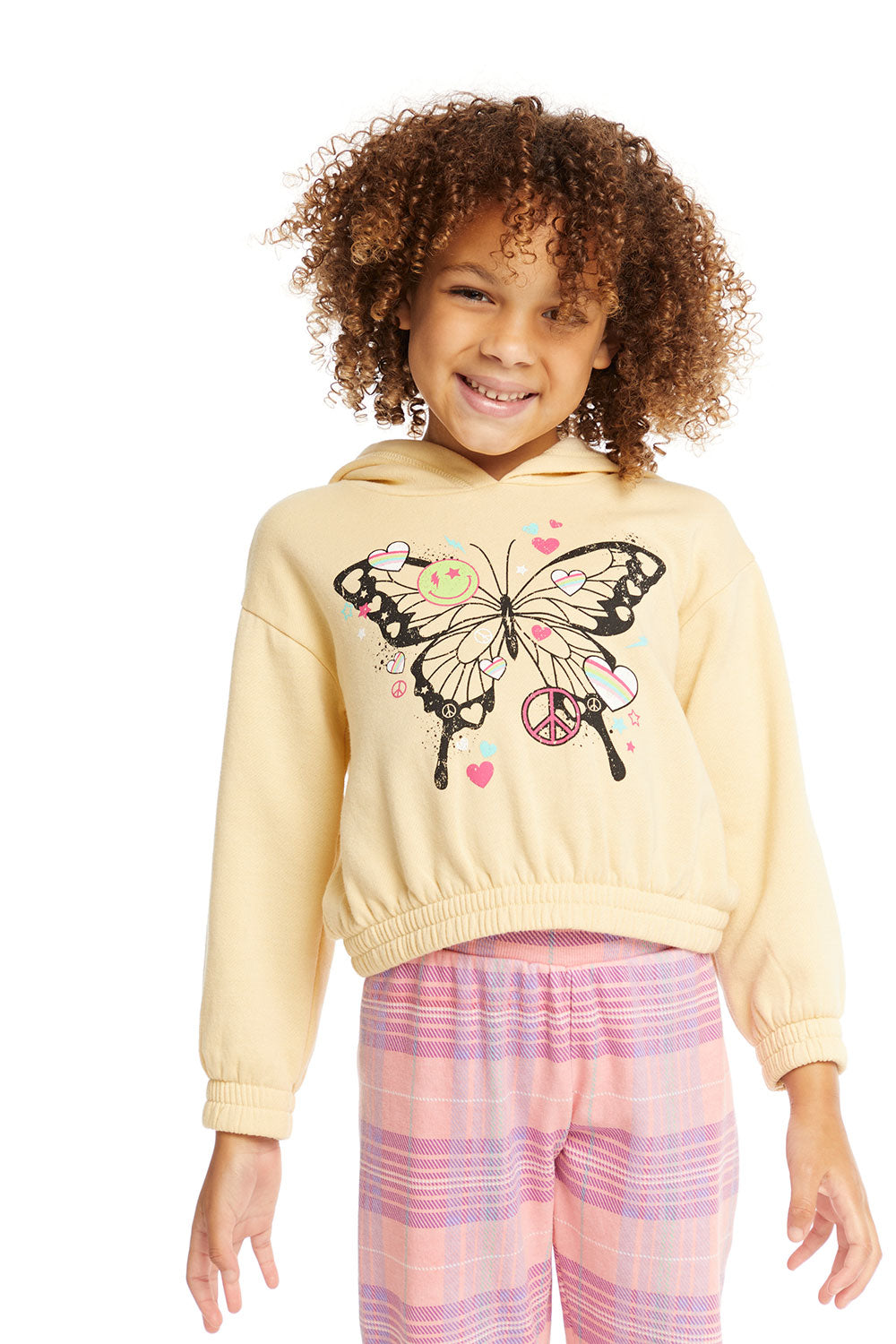 Rainbow Butterfly Pullover Hoodie GIRLS chaserbrand