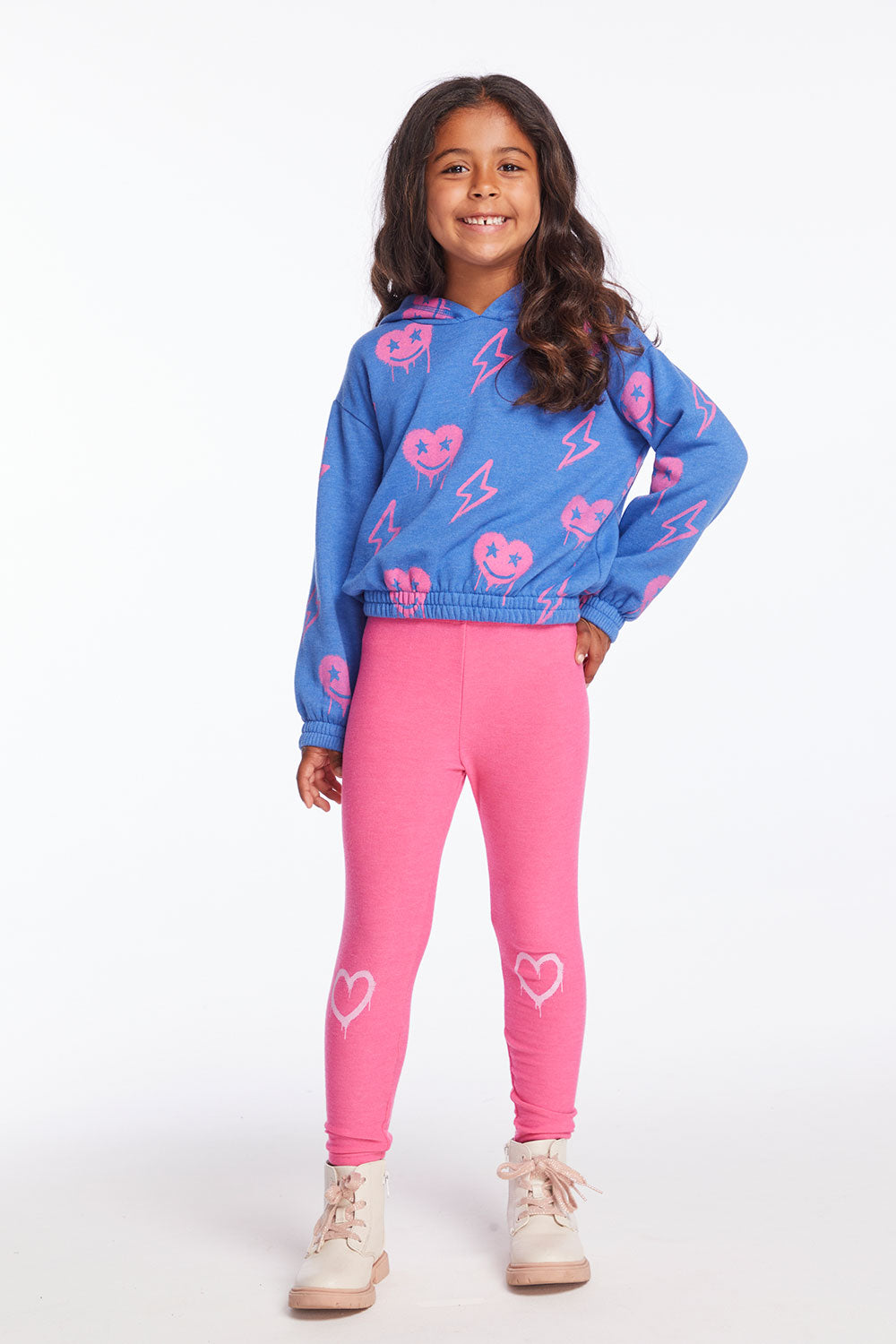Hearts and Bolts Girls Pullover Hoodie Girls chaserbrand