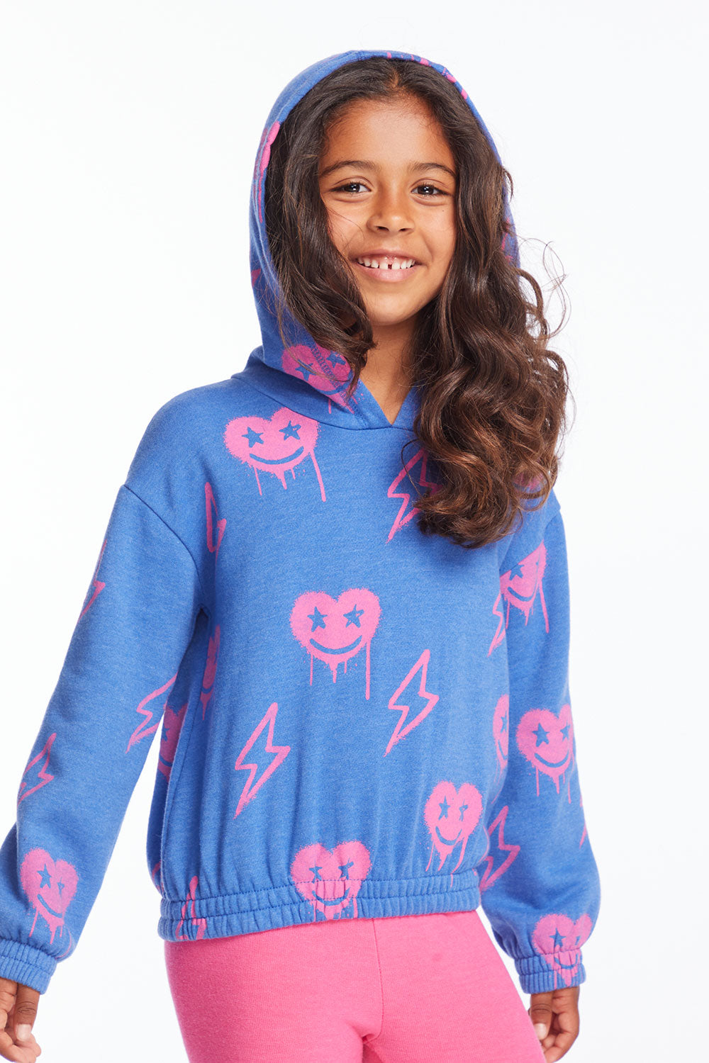 Hearts and Bolts Girls Pullover Hoodie Girls chaserbrand
