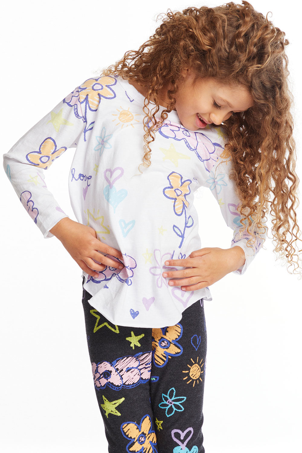 Peace & Love Girls Long Sleeve Girls chaserbrand