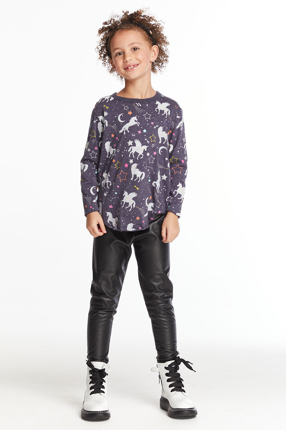 Unicorn Dreams Girls Long Sleeve Pullover Girls chaserbrand