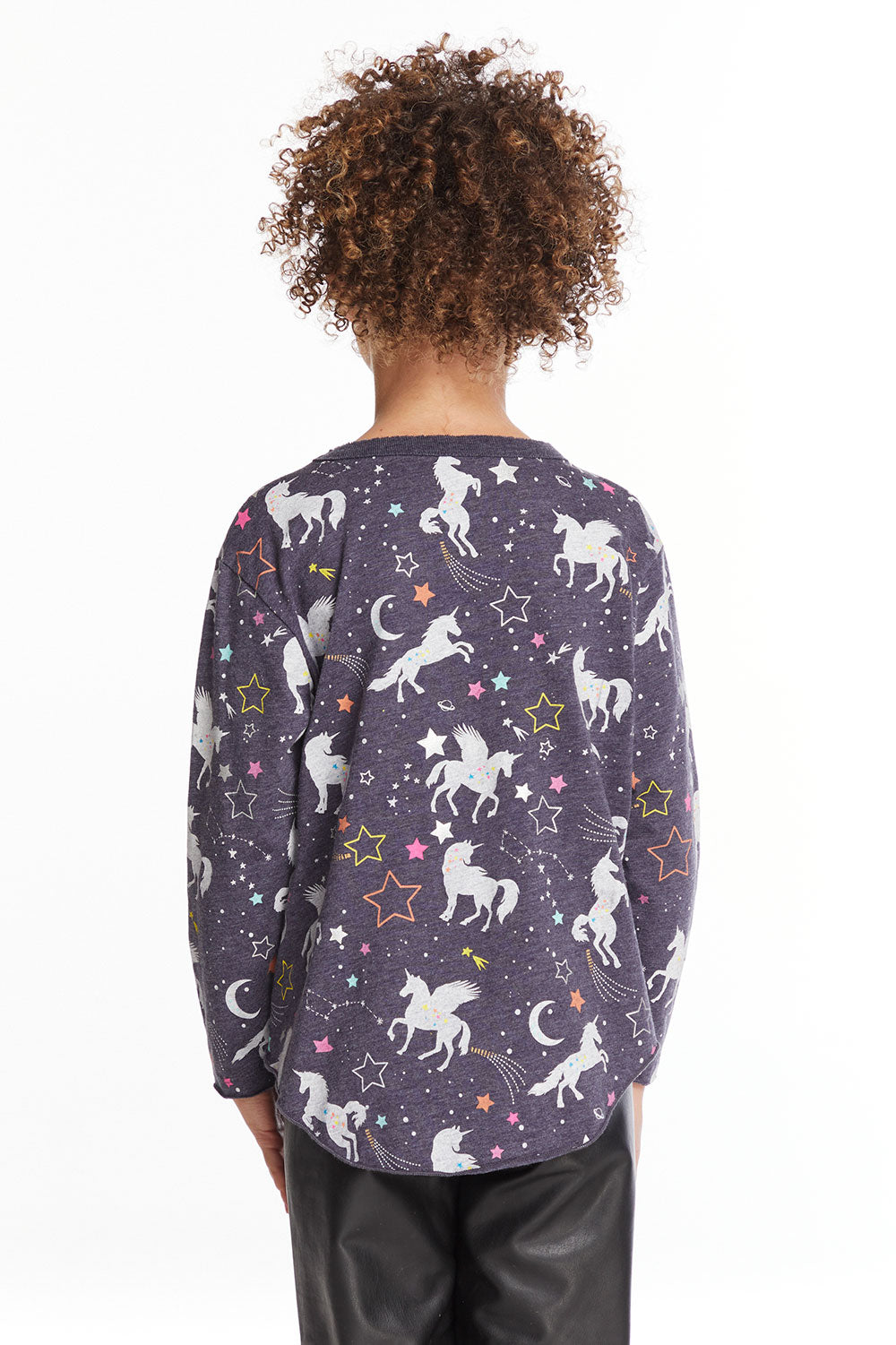 Unicorn Dreams Girls Long Sleeve Pullover Girls chaserbrand