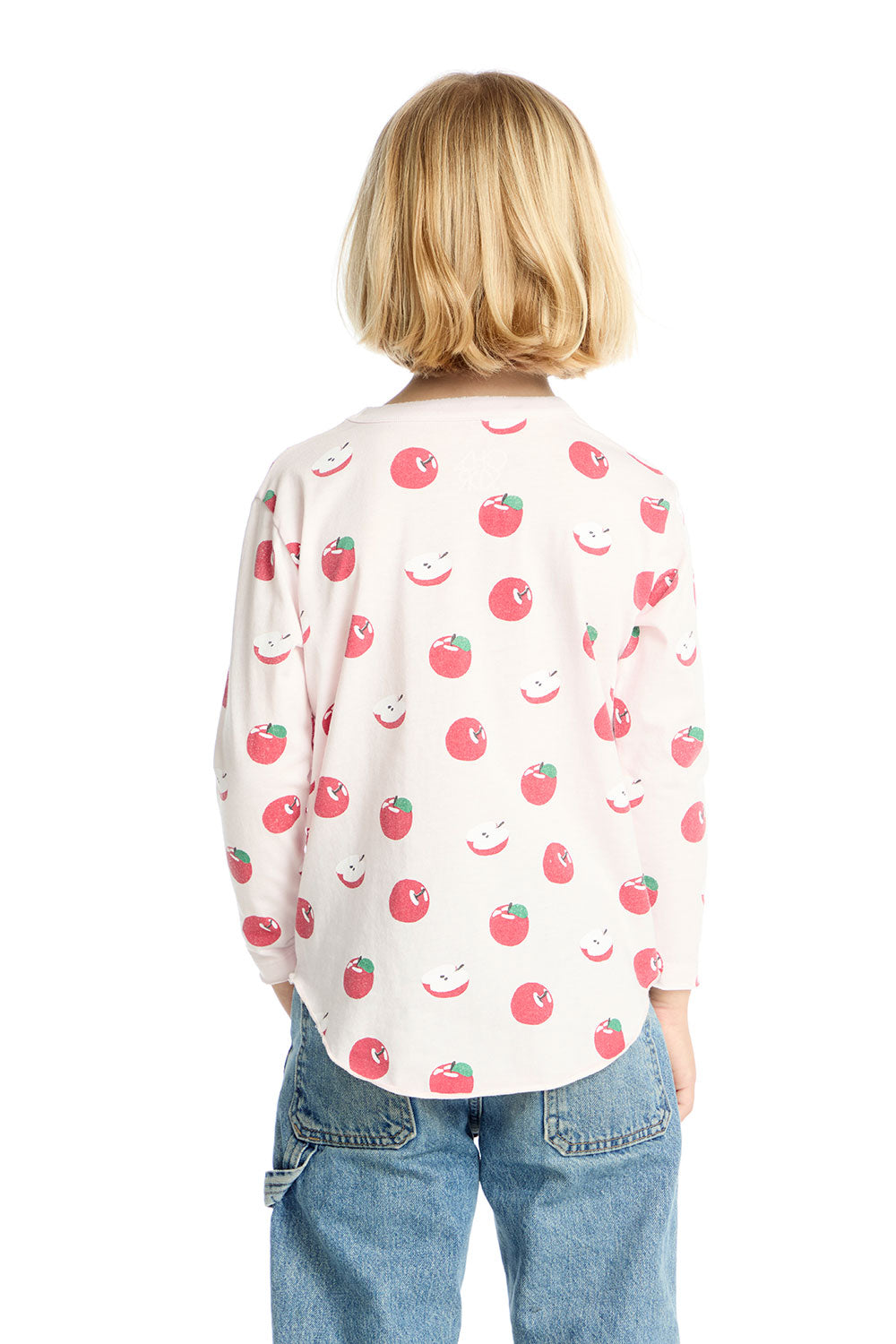 Allover Apples Long Sleeve Girls chaserbrand