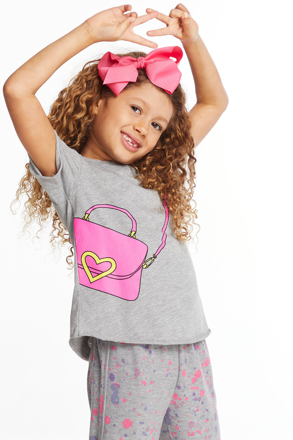 Cute Purse Girls Crew Neck Tee Girls chaserbrand