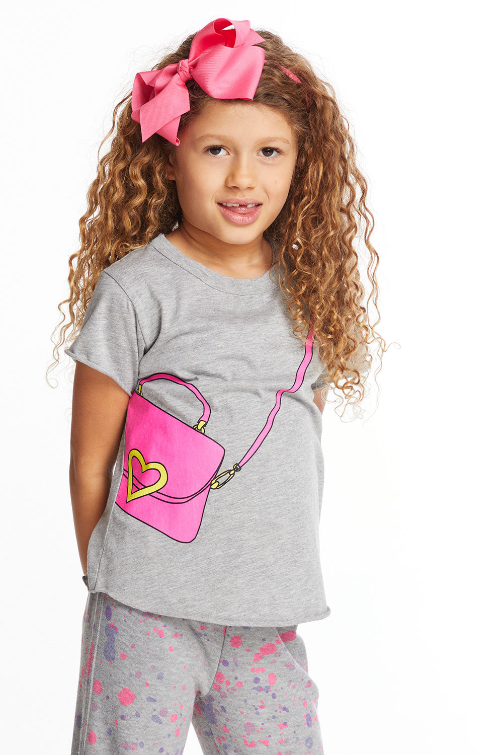 Cute Purse Girls Crew Neck Tee Girls chaserbrand