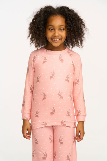 Reindeer Snow Pullover GIRLS chaserbrand
