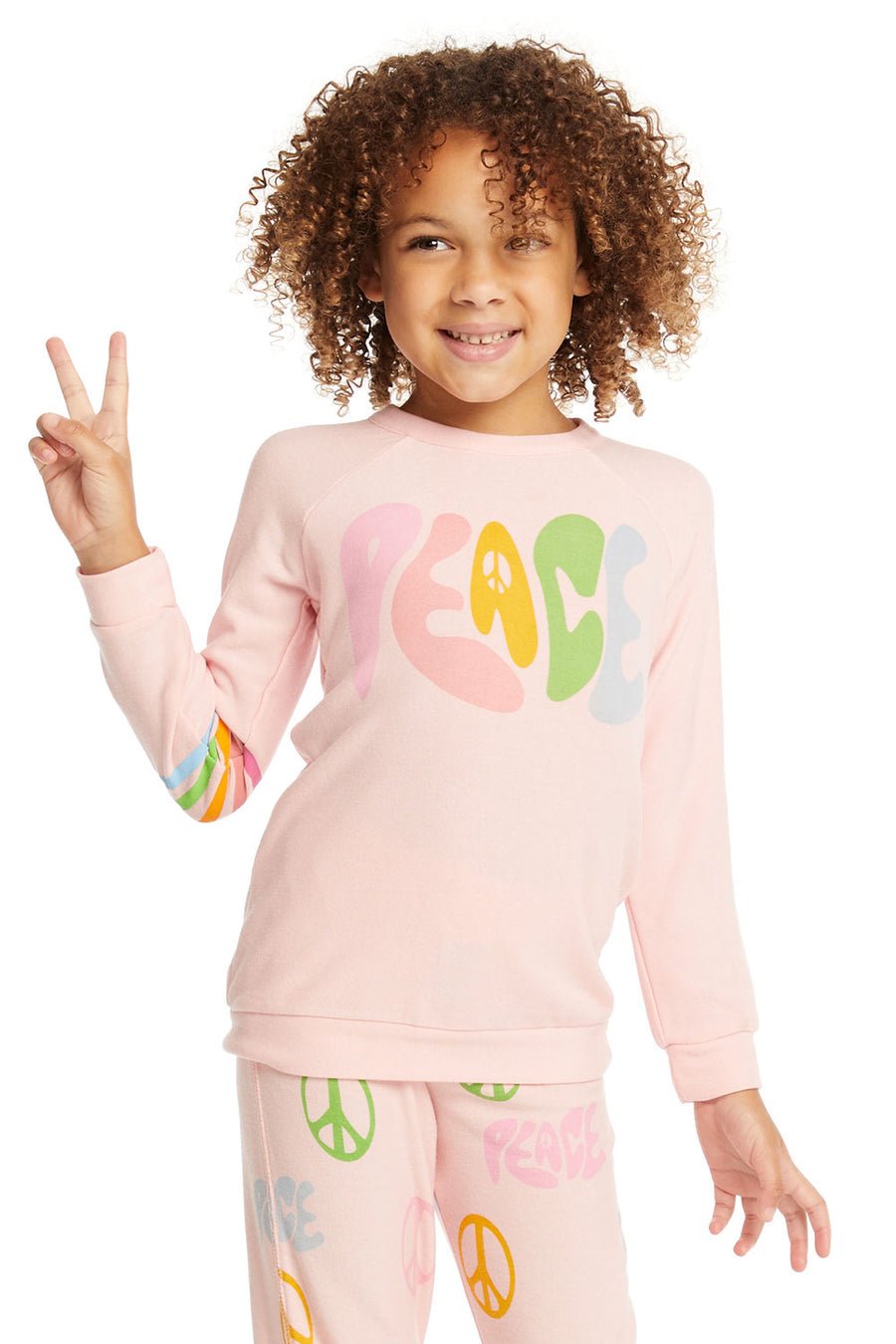 Peace Raglan Pullover GIRLS chaserbrand
