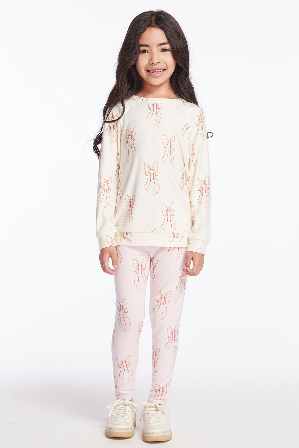 Allover Bows Pant Girls Classic Legging Girls chaserbrand