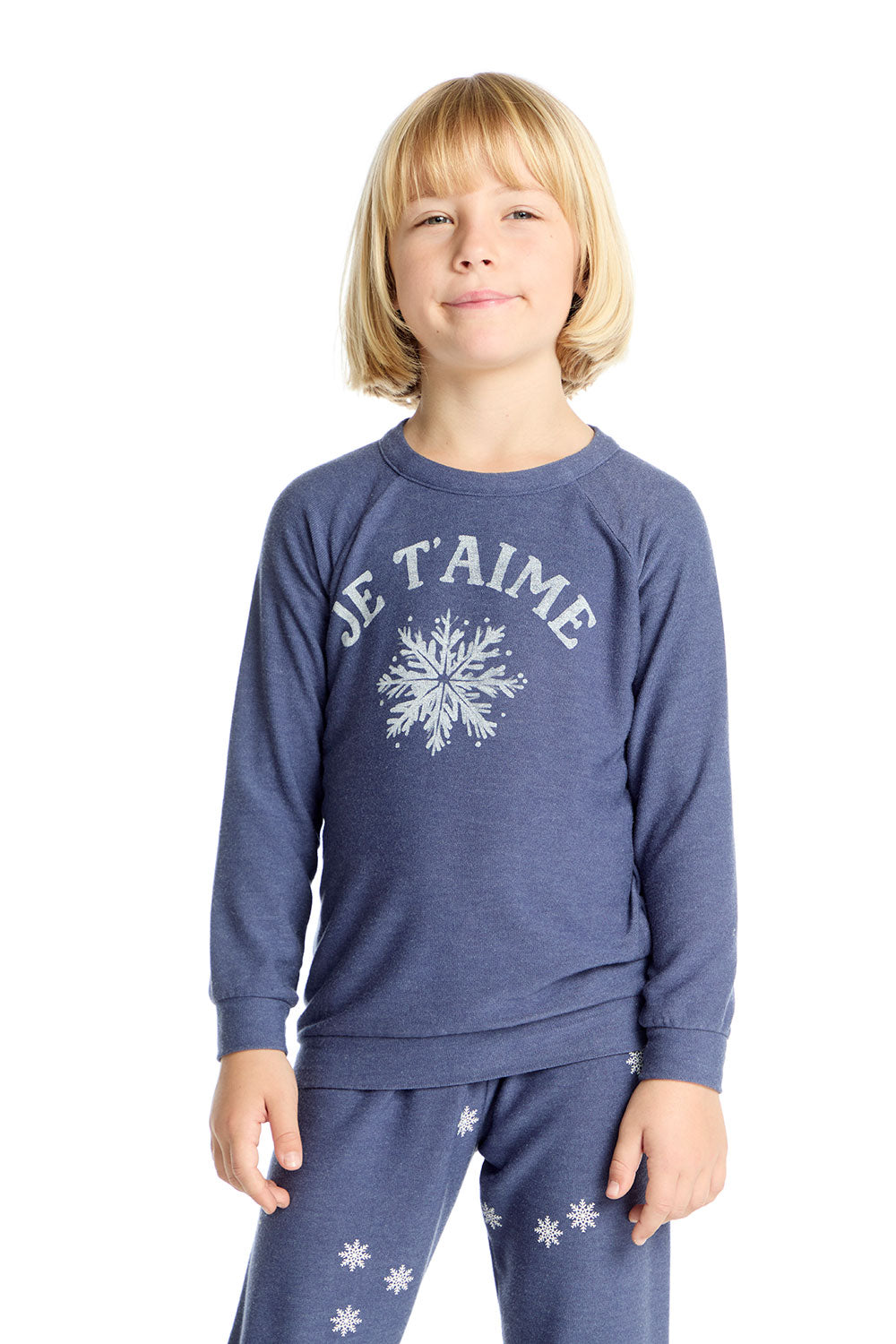 Je T’aime Snow Long Sleeve Girls chaserbrand