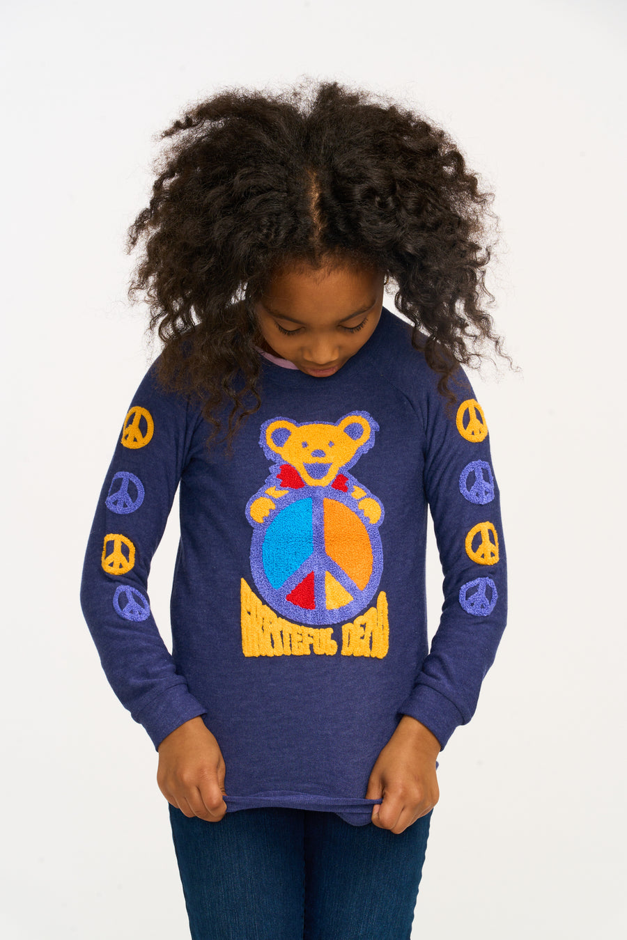 Grateful Dead Peach Bear Pullover GIRLS chaserbrand