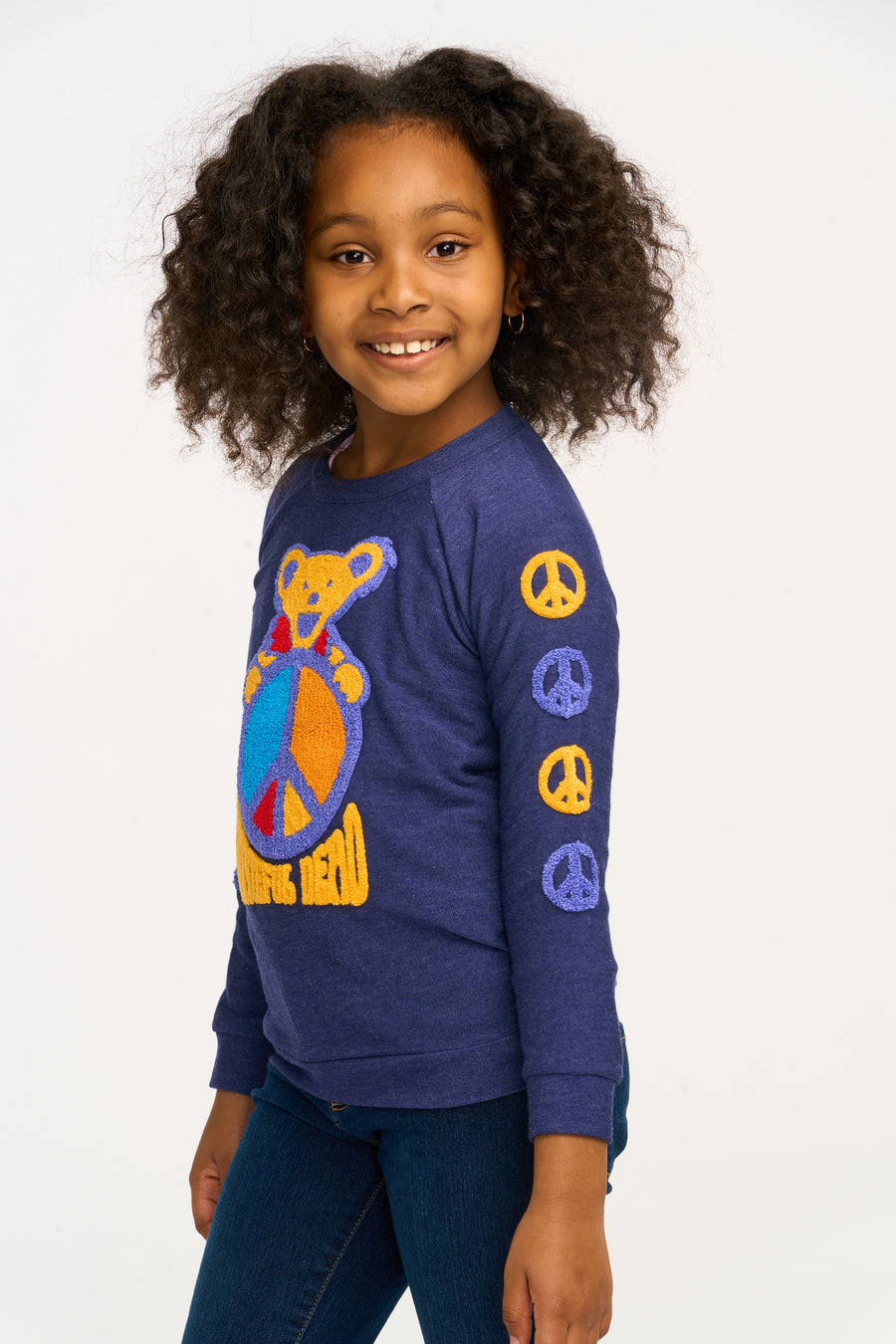 Grateful Dead Peach Bear Pullover GIRLS chaserbrand