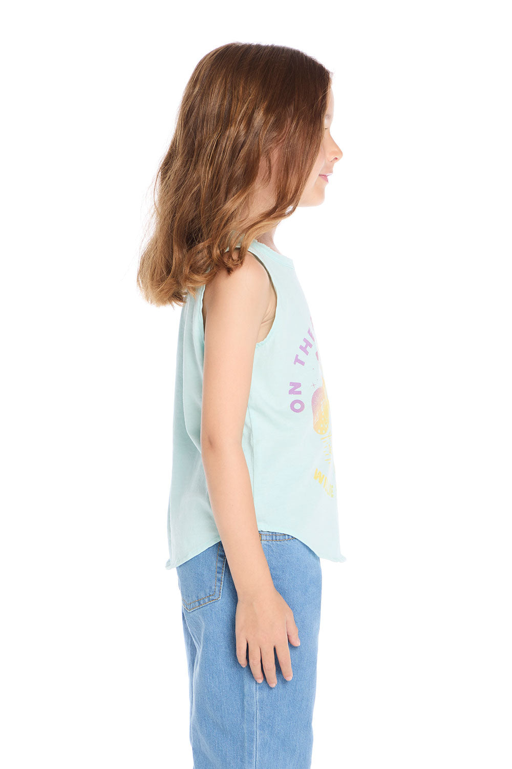 Willie Nelson On The Road Again Shirttail Muscle Tee Girls chaserbrand