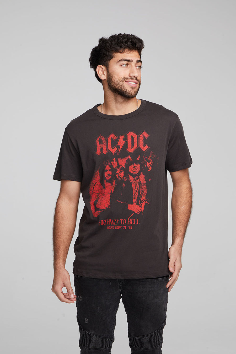AC/DC Highway To Hell Crew Neck Tee MENS chaserbrand