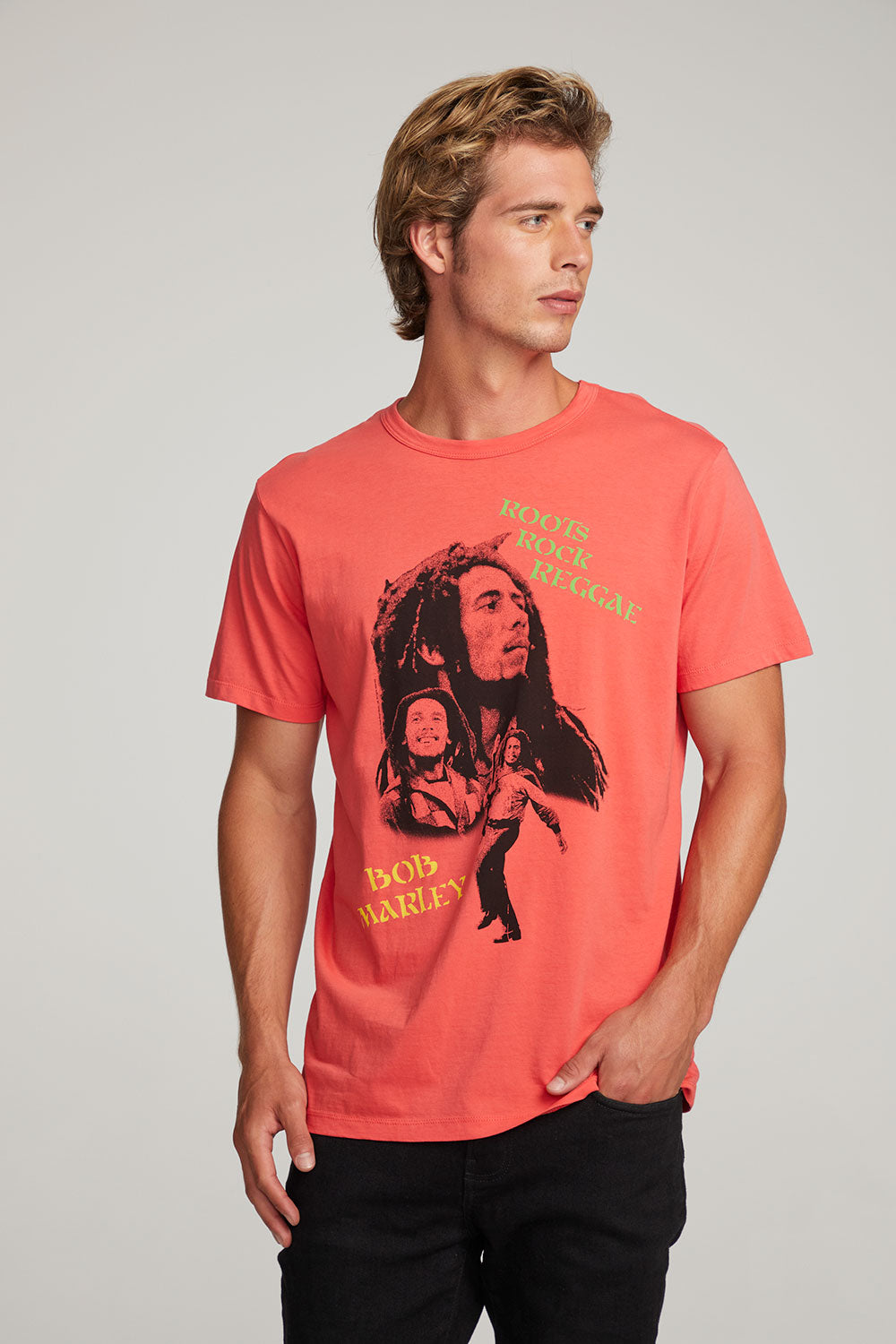 Bob Marley Roots Rock Reggae Mens Tee MENS chaserbrand