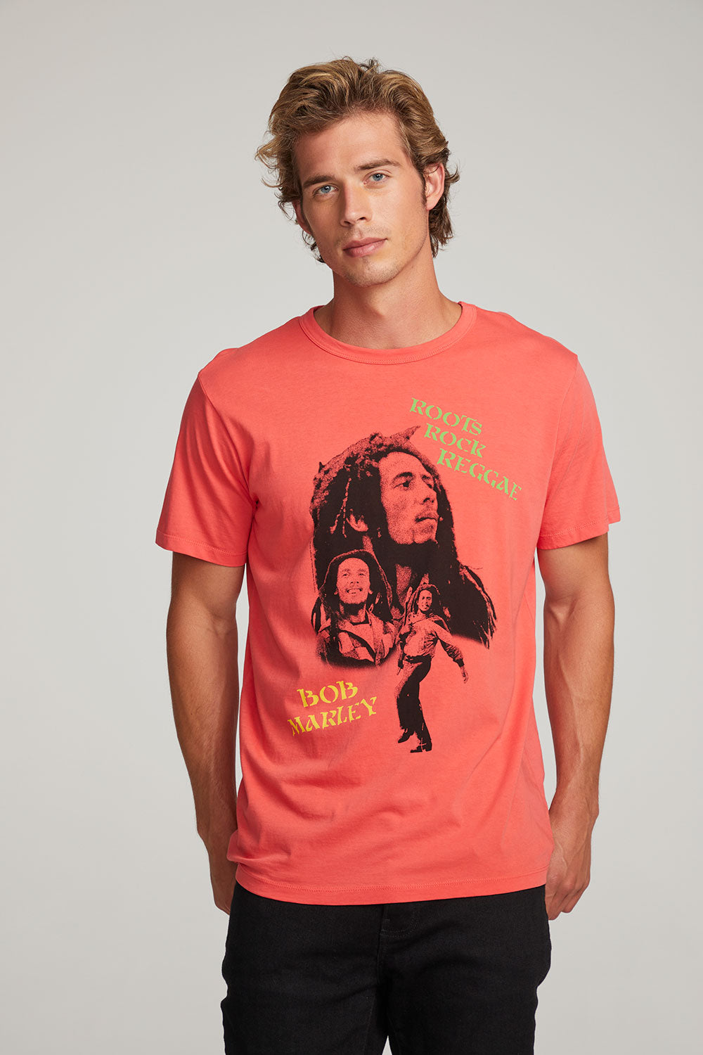 Bob Marley Roots Rock Reggae Mens Tee MENS chaserbrand