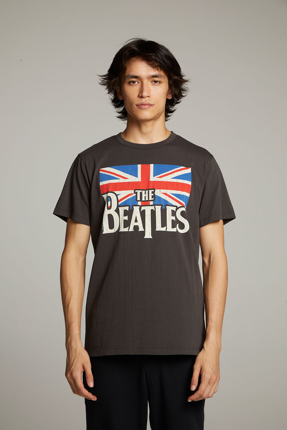 The Beatles Union Jack Crew Neck Tee Mens chaserbrand