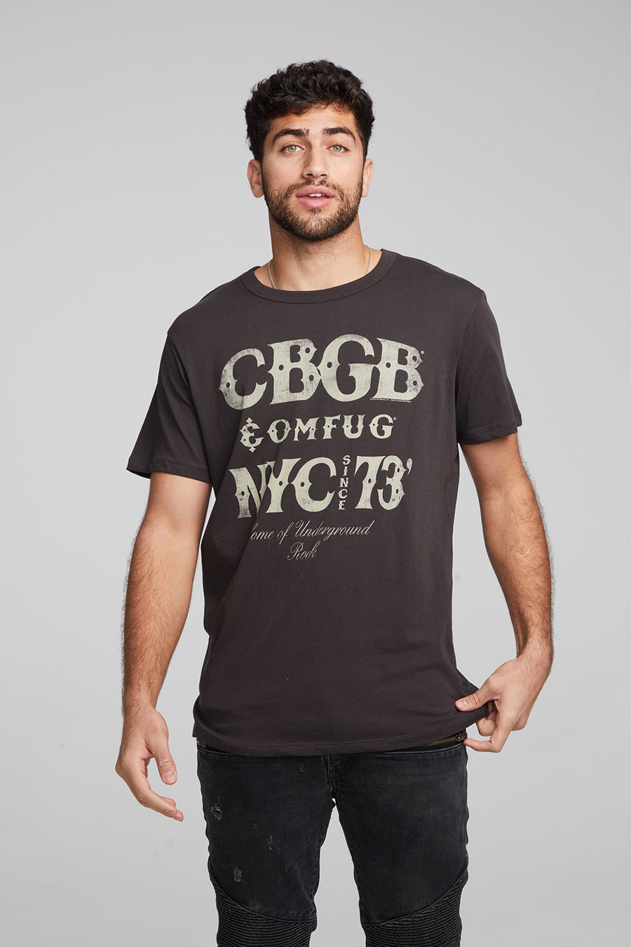 CBGB NYC Crew Neck Tee MENS chaserbrand