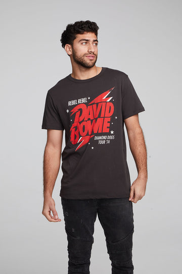 David Bowie Tour '74 Crew Neck Tee MENS chaserbrand