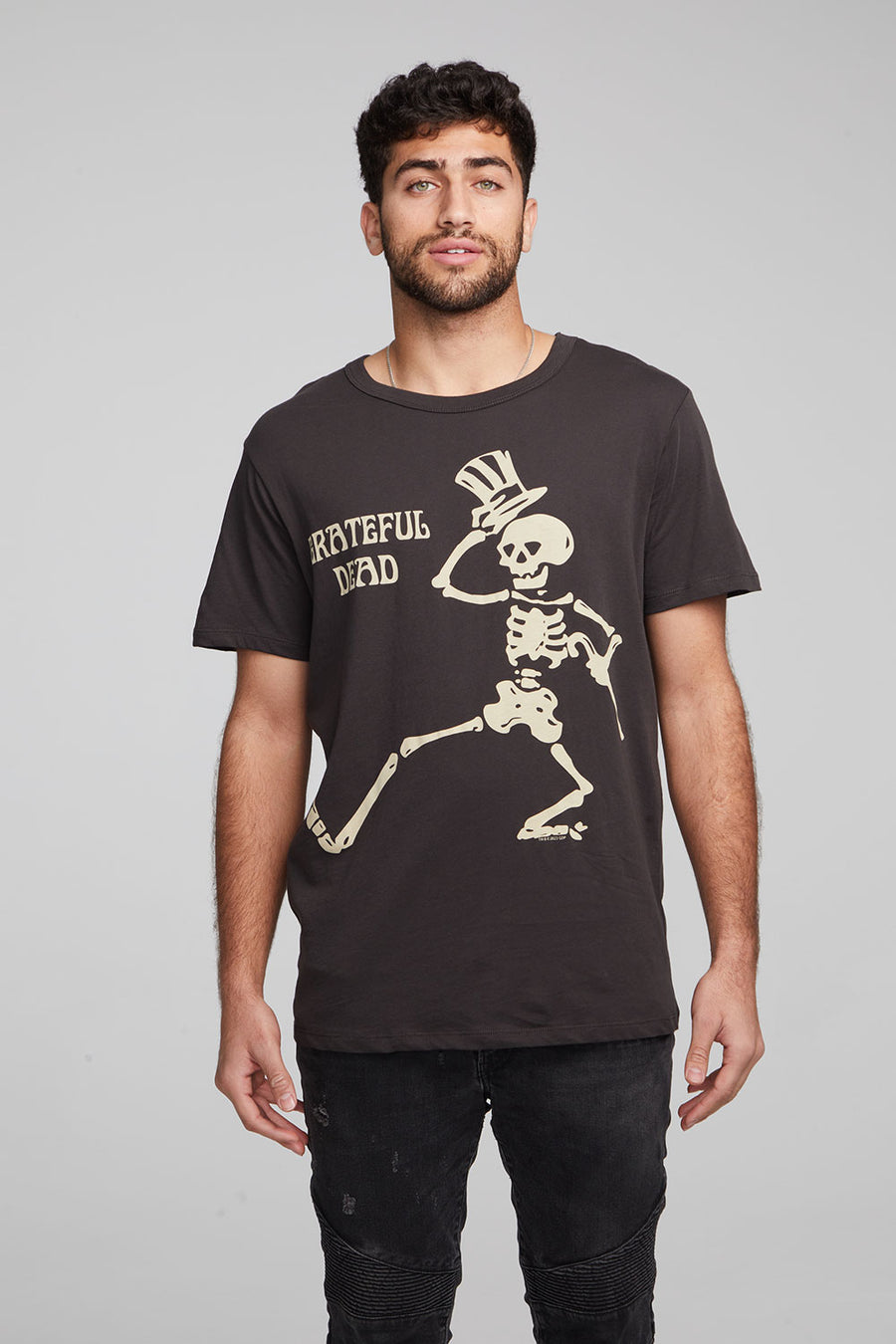 Grateful Dead Skeleton Crew Neck Tee MENS chaserbrand