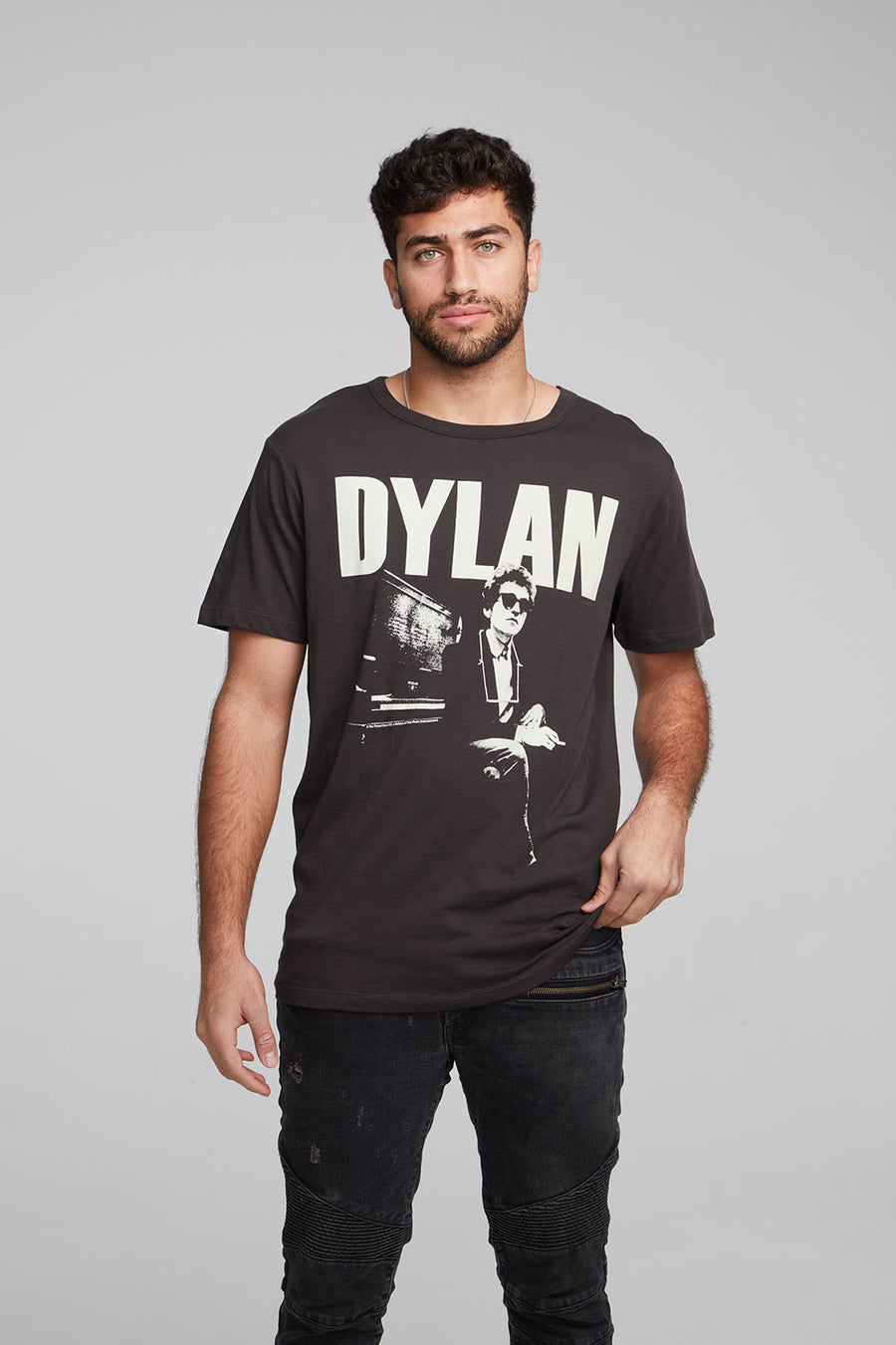 Bob Dylan Piano Crew Neck Tee MENS chaserbrand