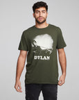 Bob Dylan Guitar Crew Neck Tee MENS chaserbrand