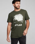 Bob Dylan Guitar Crew Neck Tee MENS chaserbrand