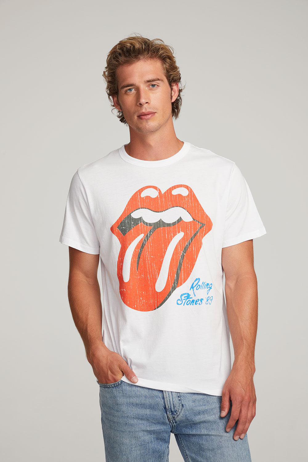 Rolling Stones Steel Wheels Tour Mens Tee MENS chaserbrand