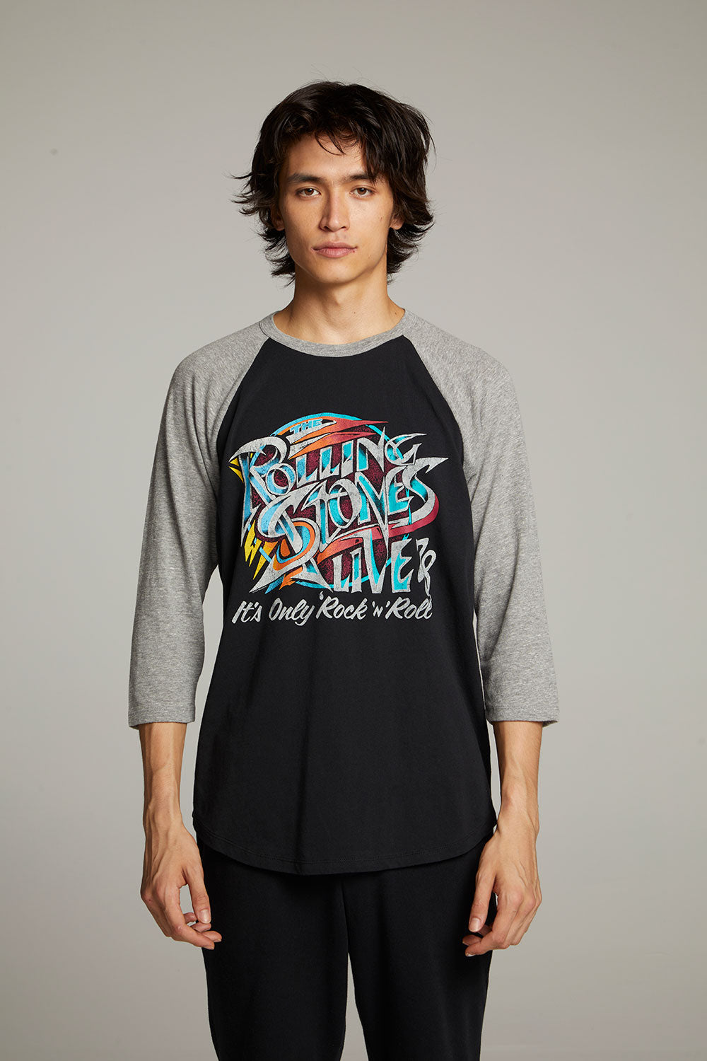 Rolling Stones Live '78 Basball Raglan Tee Mens chaserbrand