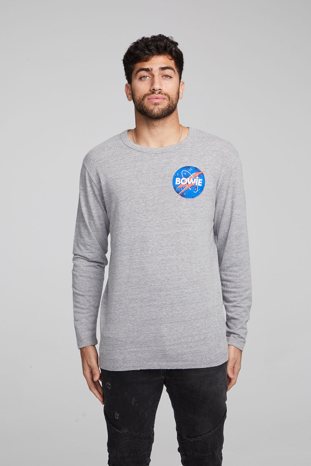 David Bowie Outer Space Long Sleeve Crew MENS chaserbrand