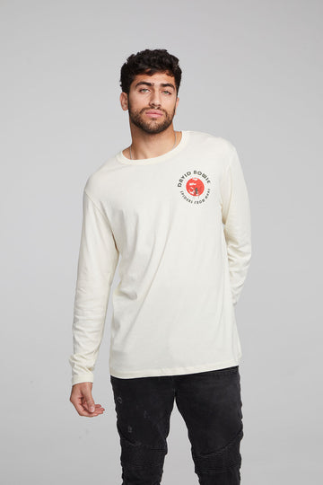 David Bowie Spiders From Mars Long Sleeve Crew MENS chaserbrand