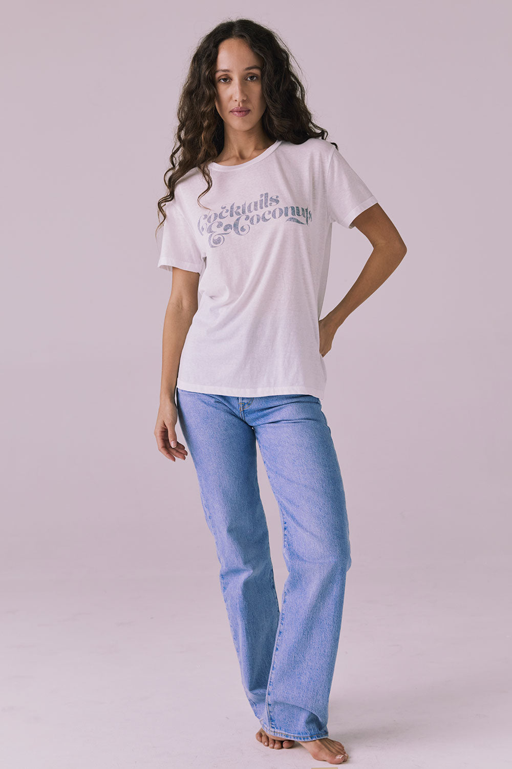 Cocktails &amp; Coconuts Tee Womens chaserbrand