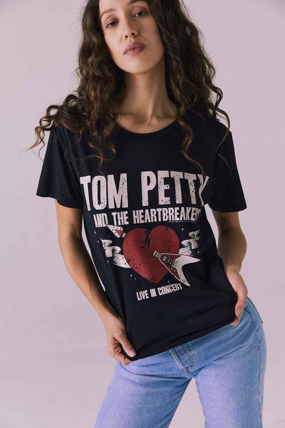 Tom Petty Live In Concert Tee Womens chaserbrand