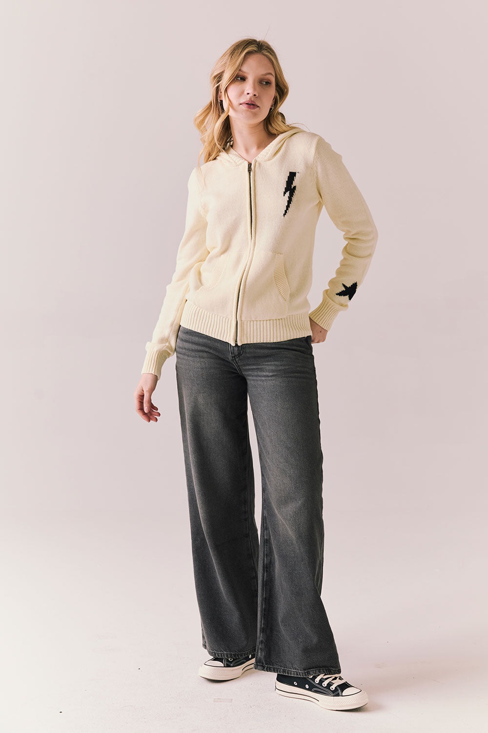 Stars And Bolts Hoodie Womens chaserbrand