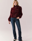 Cabernet Puff Sleeve Jacket Womens chaserbrand
