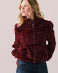 Cabernet Puff Sleeve Jacket Womens chaserbrand