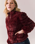Cabernet Puff Sleeve Jacket Womens chaserbrand