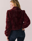 Cabernet Puff Sleeve Jacket Womens chaserbrand