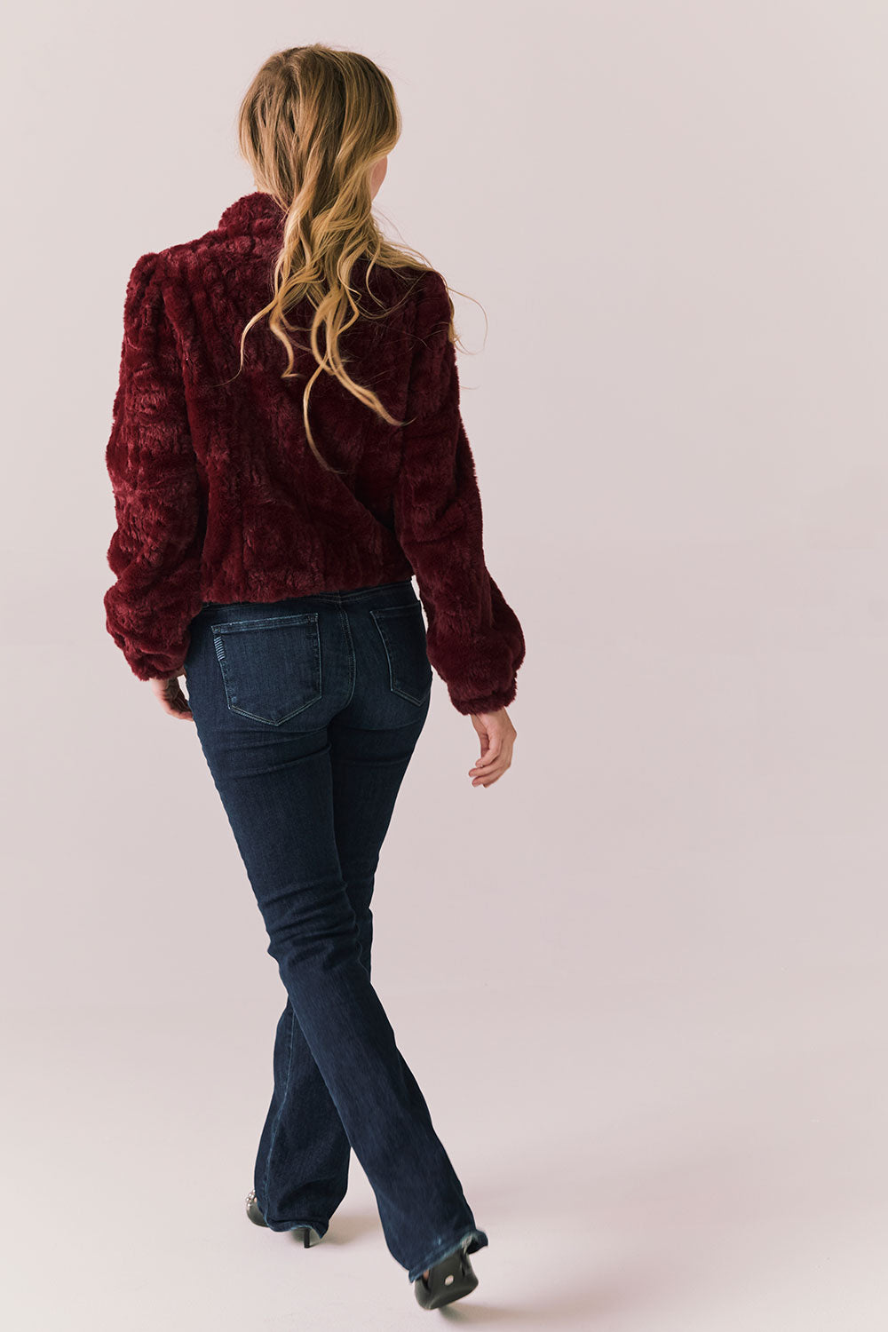 Cabernet Puff Sleeve Jacket Womens chaserbrand
