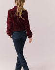 Cabernet Puff Sleeve Jacket Womens chaserbrand