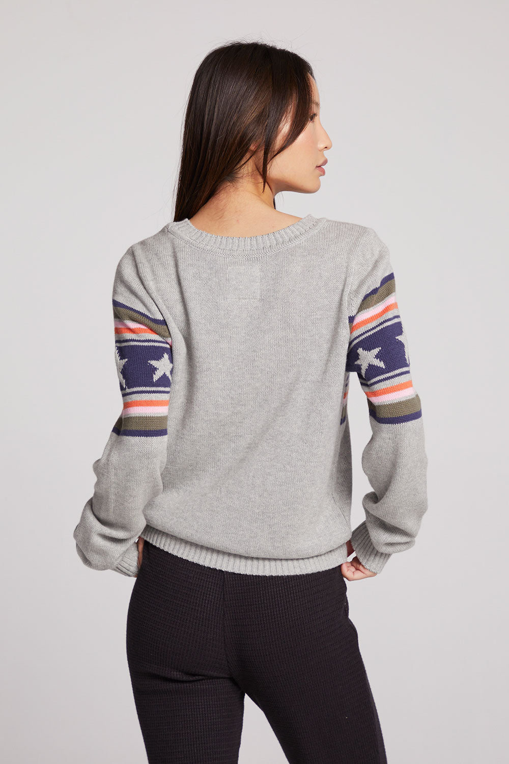 Star Stripe Sweater Womens chaserbrand