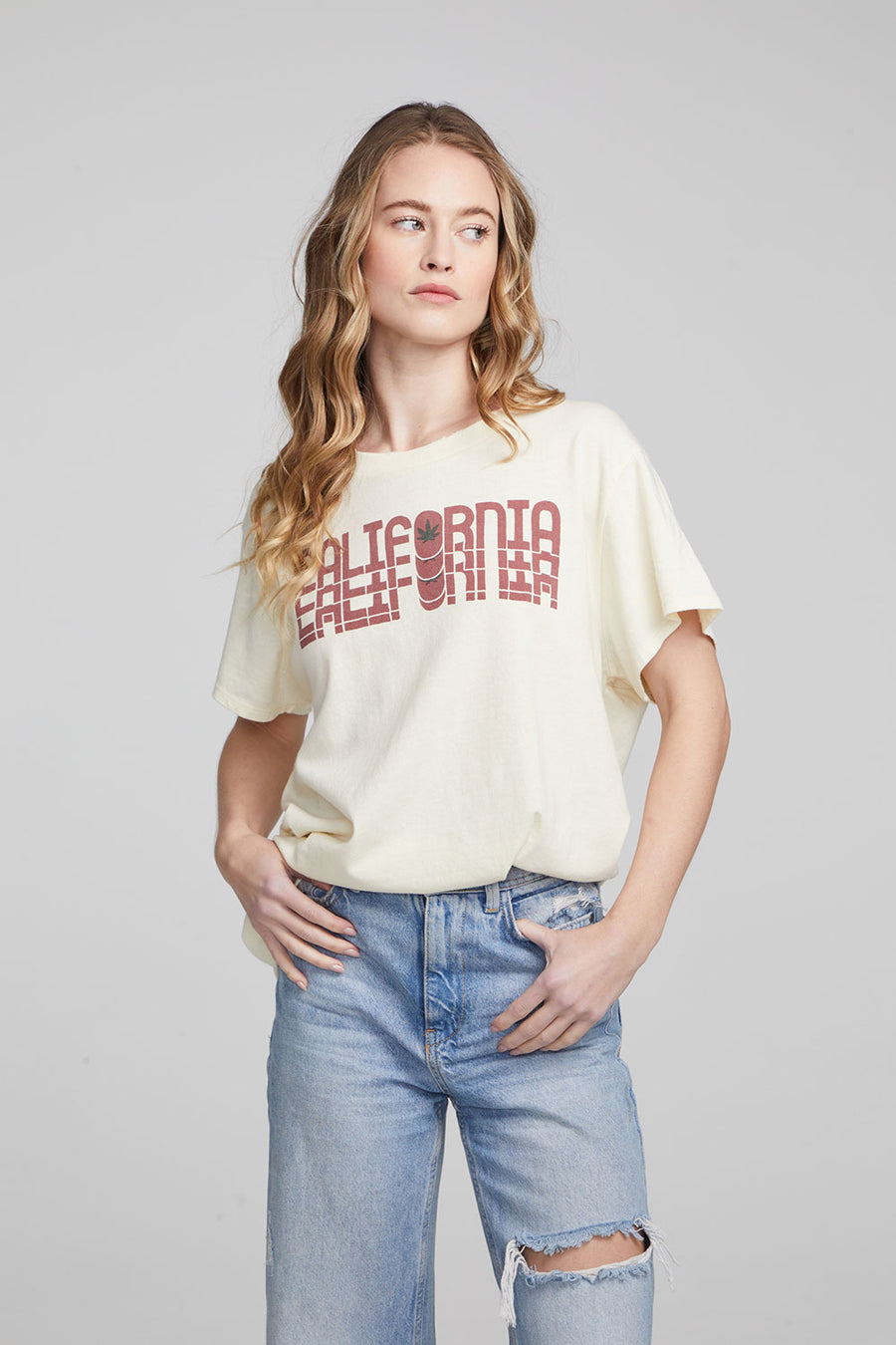 California Leaf Tee WOMENS chaserbrand