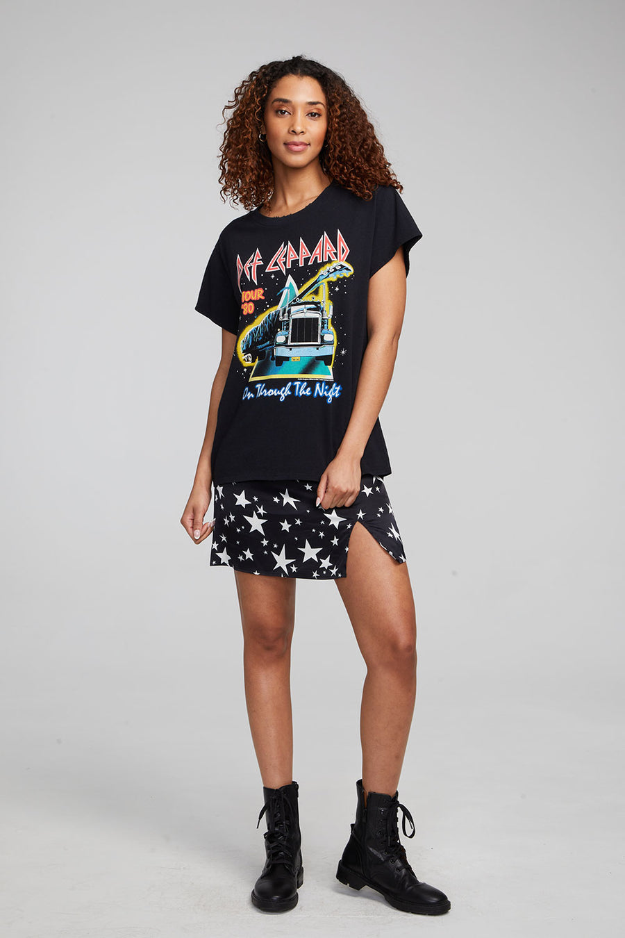 Def Leppard On Through The Night Tee WOMENS chaserbrand