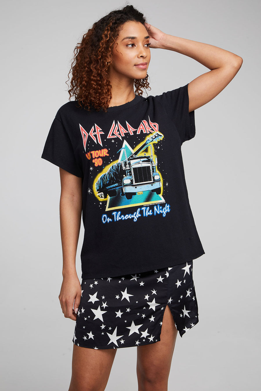 Def Leppard On Through The Night Tee WOMENS chaserbrand