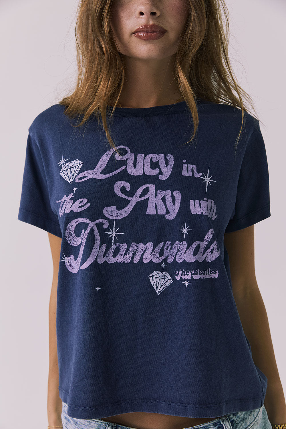 Womens The Beatles Lucy In The Sky With Diamonds Tee chaserbrand