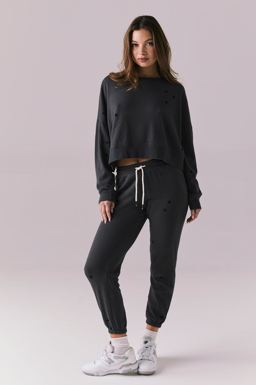 Allover Mini Stars Long Sleeve Womens chaserbrand