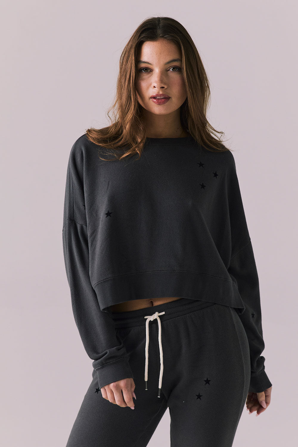 Allover Mini Stars Long Sleeve Womens chaserbrand
