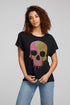 Spin Paint Skull Tee WOMENS chaserbrand