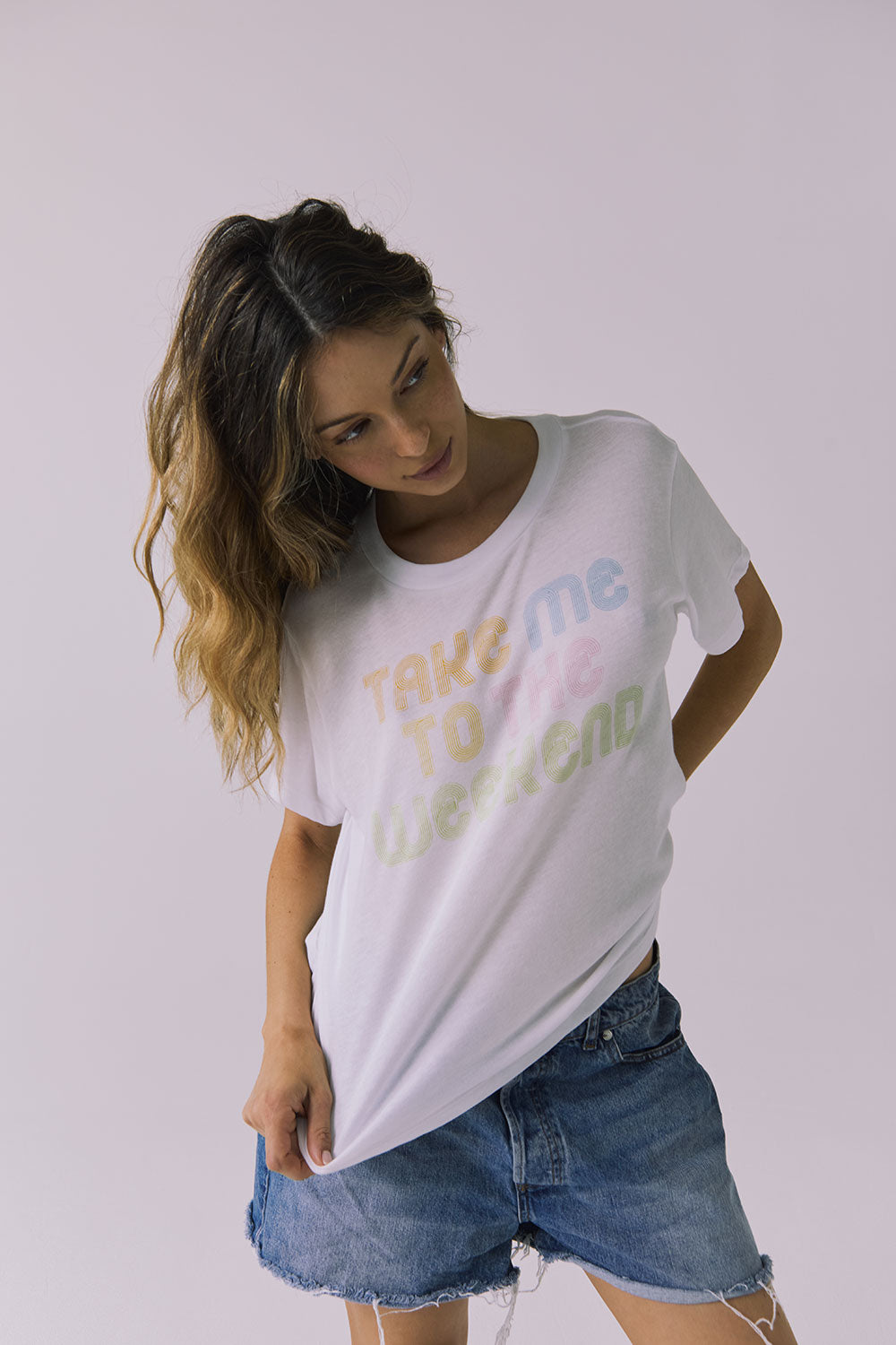 Womens Take Me To The Weekend Tee chaserbrand